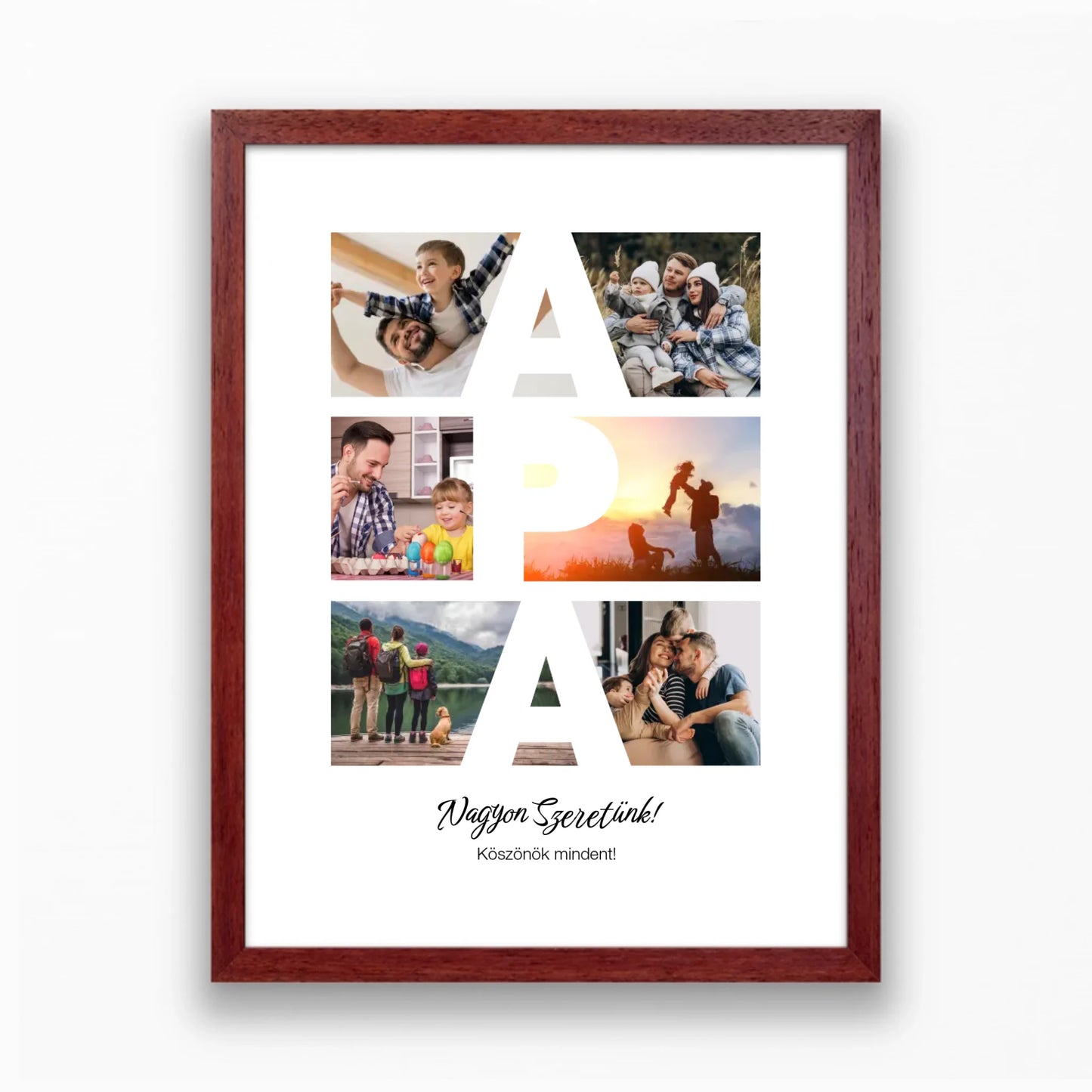 APA falikép apák napjára 6 egyedi fotóval