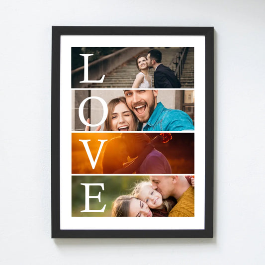 LOVE falikép a saját fotóitokkal