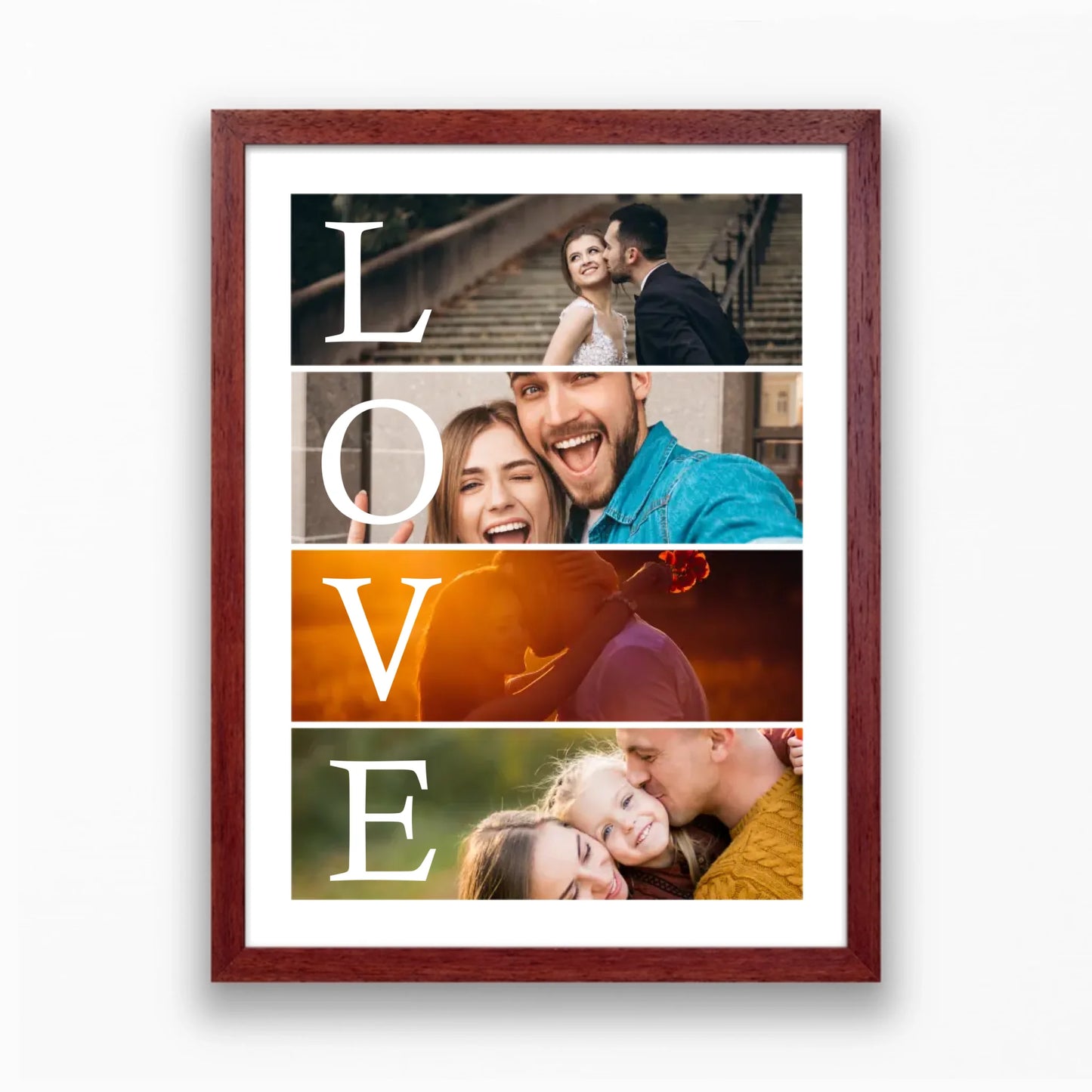 LOVE falikép a saját fotóitokkal