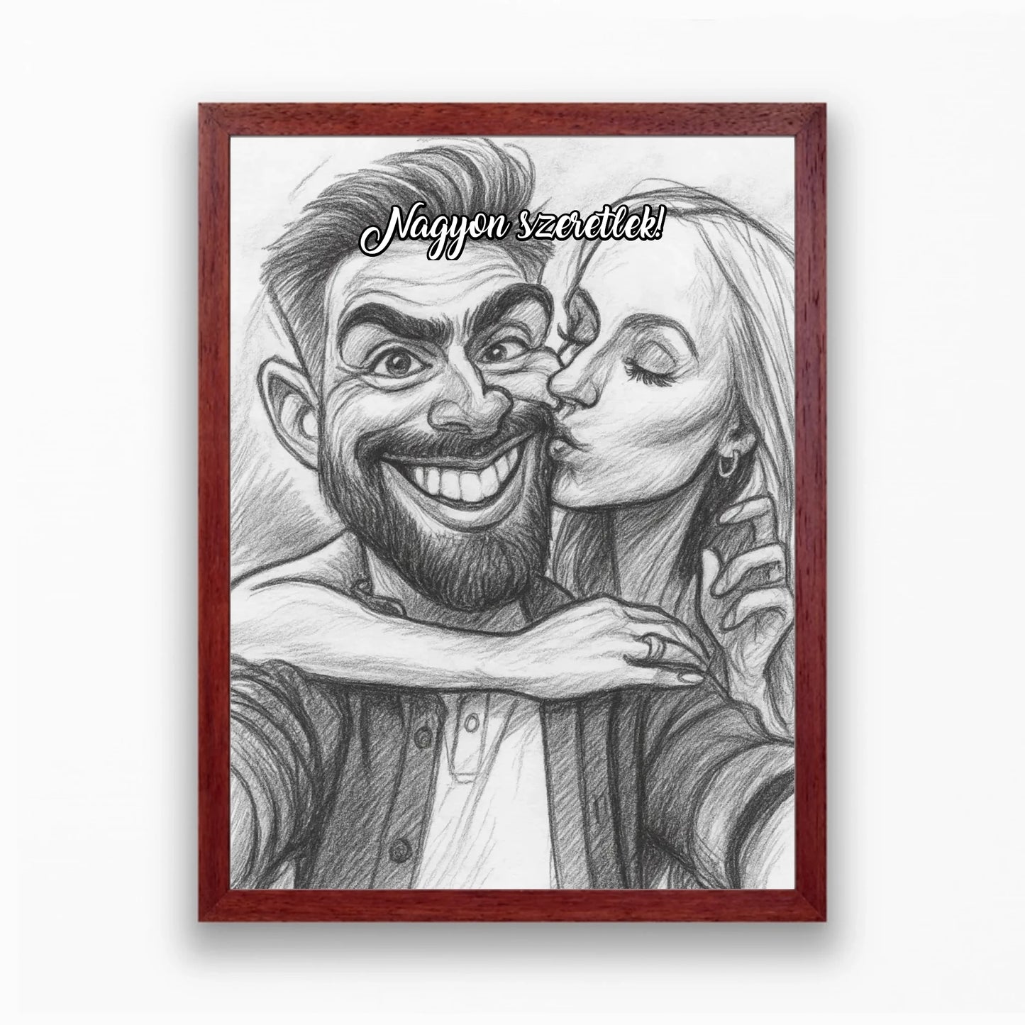 Karikatúra varázs falikép saját fotóból azonnali előnézettel