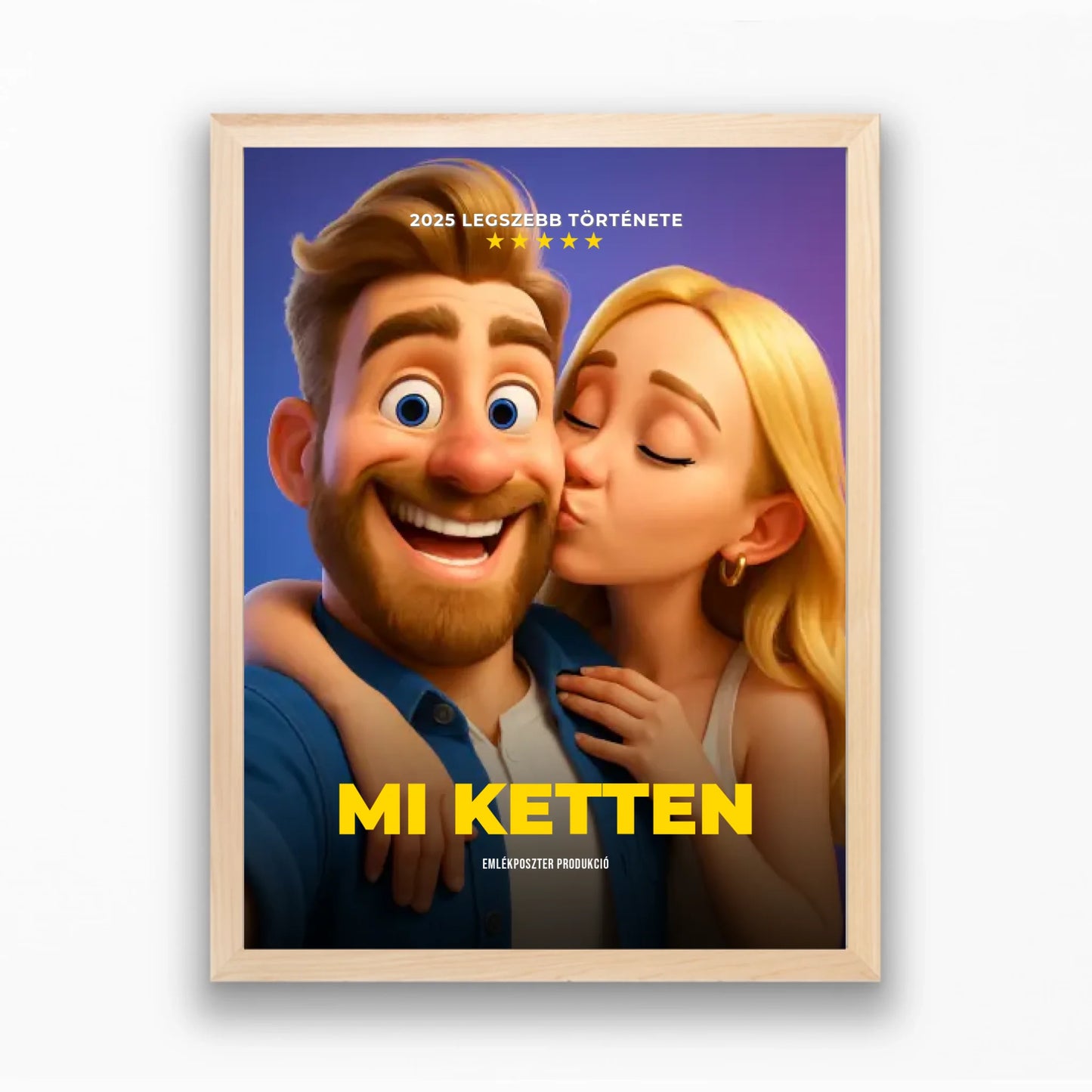 Pixar filmplakát saját fotóból - azonnali előnézet