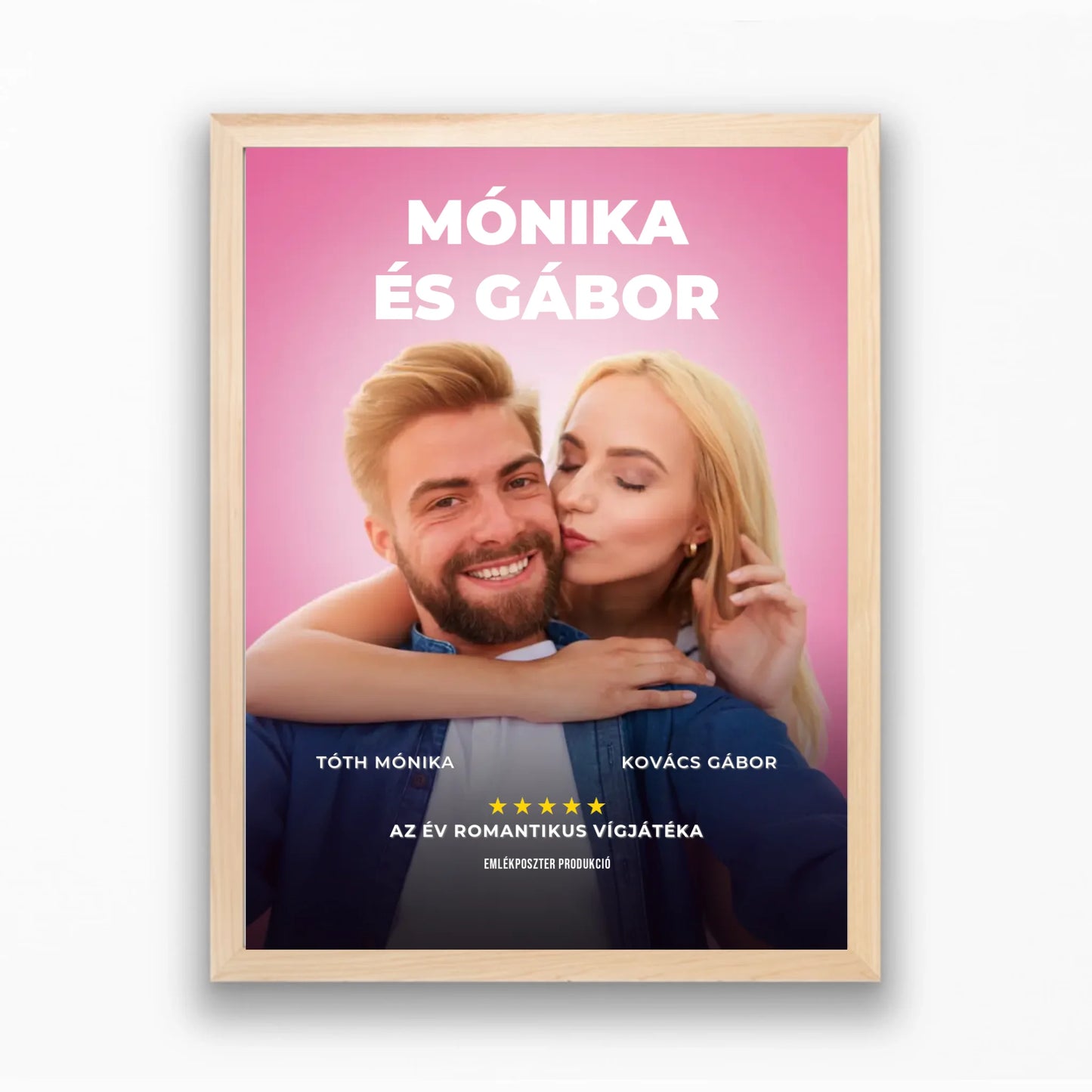 Saját filmplakát pároknak - azonnali előnézettel