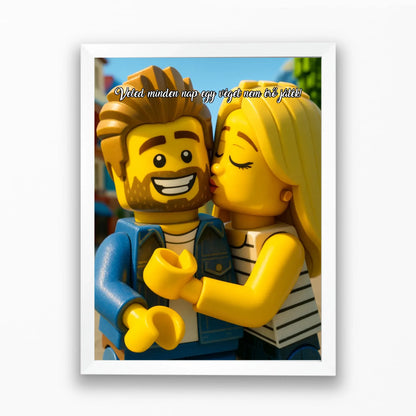 Lego stílusú falikép - saját fotóból azonnali előnézettel