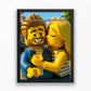 Lego stílusú falikép - saját fotóból azonnali előnézettel