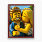 Lego stílusú falikép - saját fotóból azonnali előnézettel