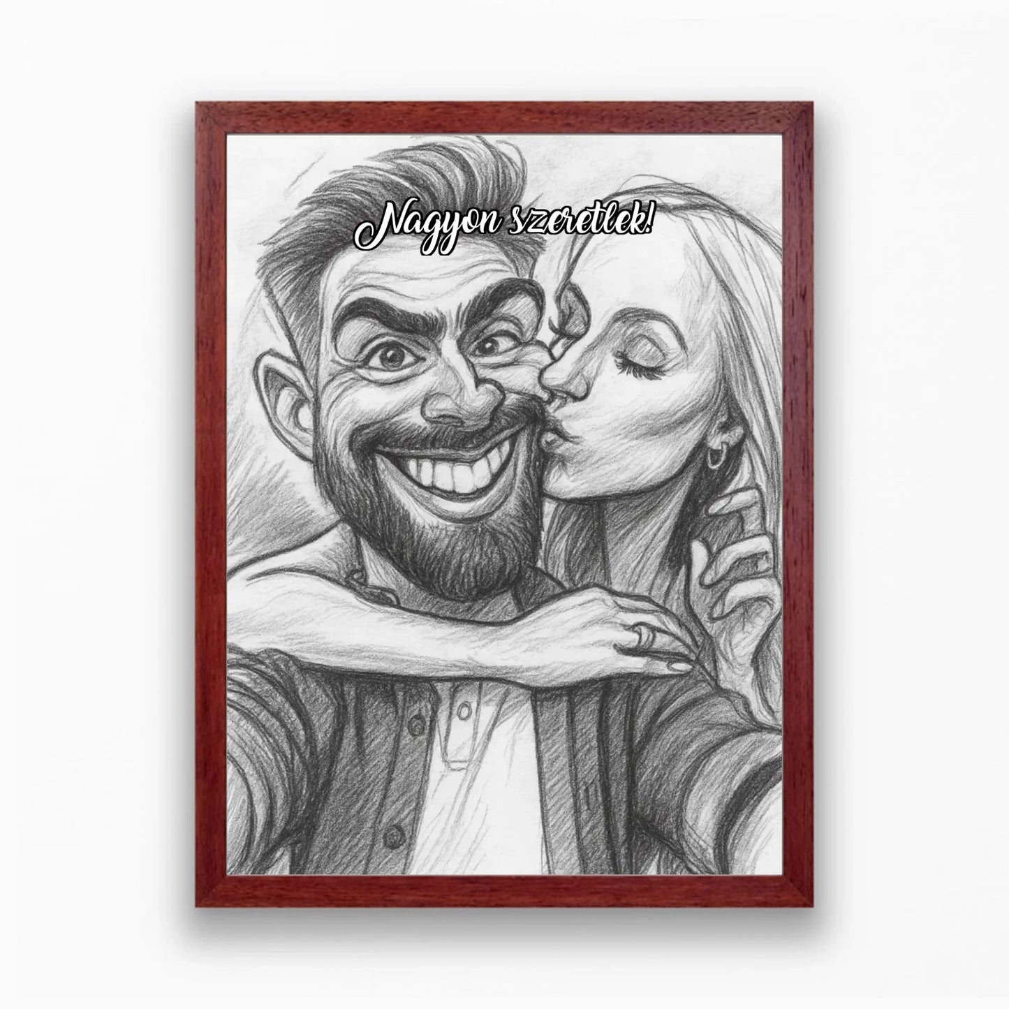 Karikatúra varázs falikép saját fotóból azonnali előnézettel