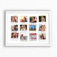 Polaroid kollázs falikép 12 saját fotóval