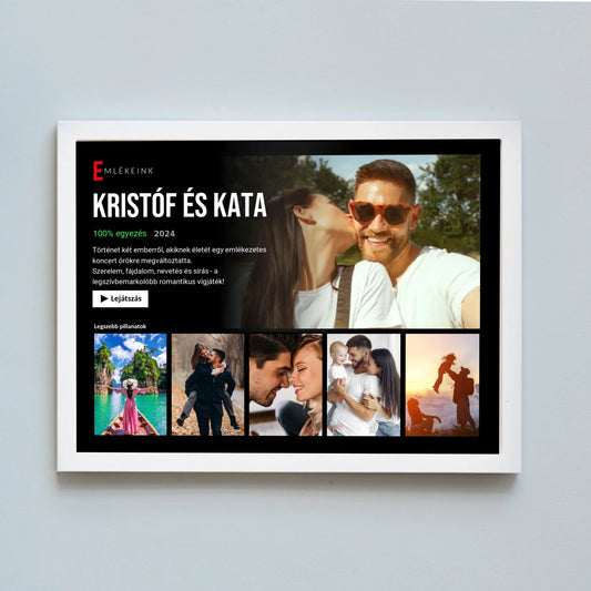 Netflix falikép testreszabható saját fotókkal
