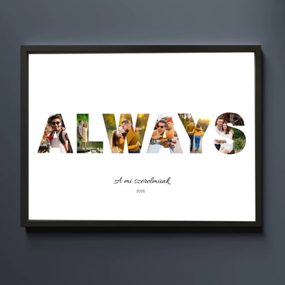 ALWAYS falikép egyedi fotókkal