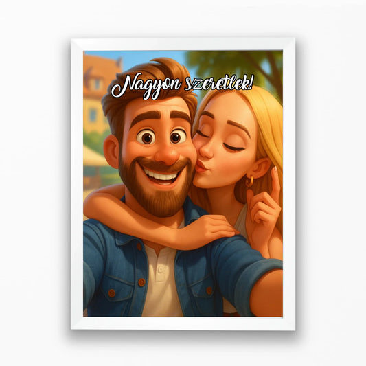 Pixar stílusú varázs falikép - saját fotóból azonnali előnézettel